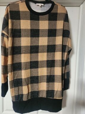 Sweet Lovely Black Buffalo Plaid Tunic – NWOT